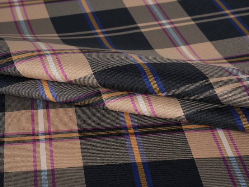 Tessuto per fodera per manica a filo in poliestere