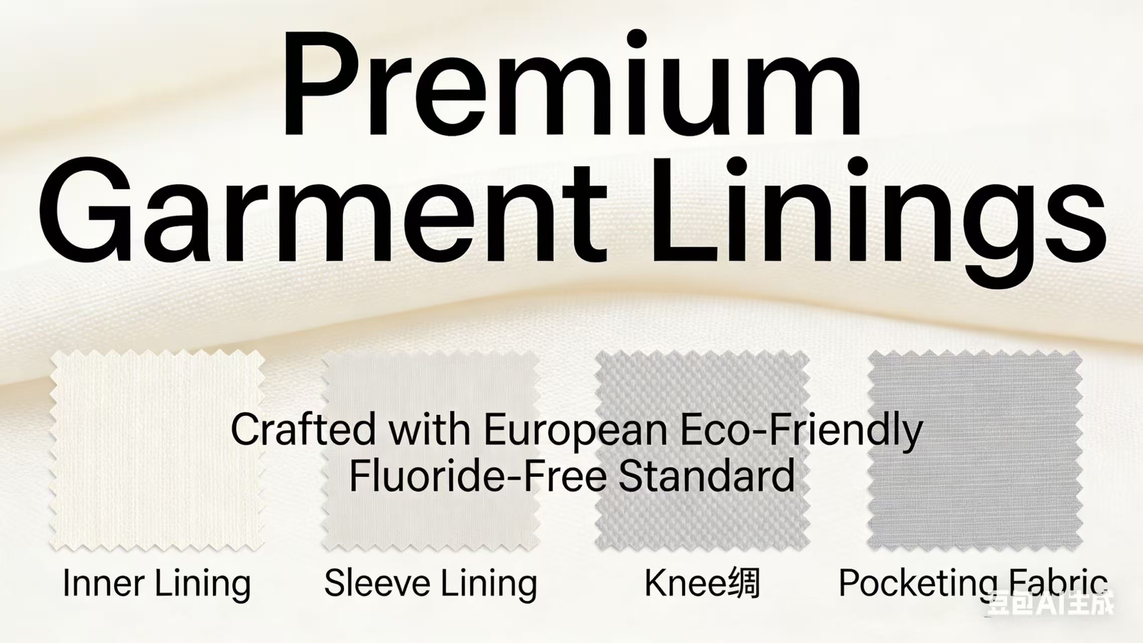 Fodere per indumenti senza PFC conformi agli standard ambientali europei